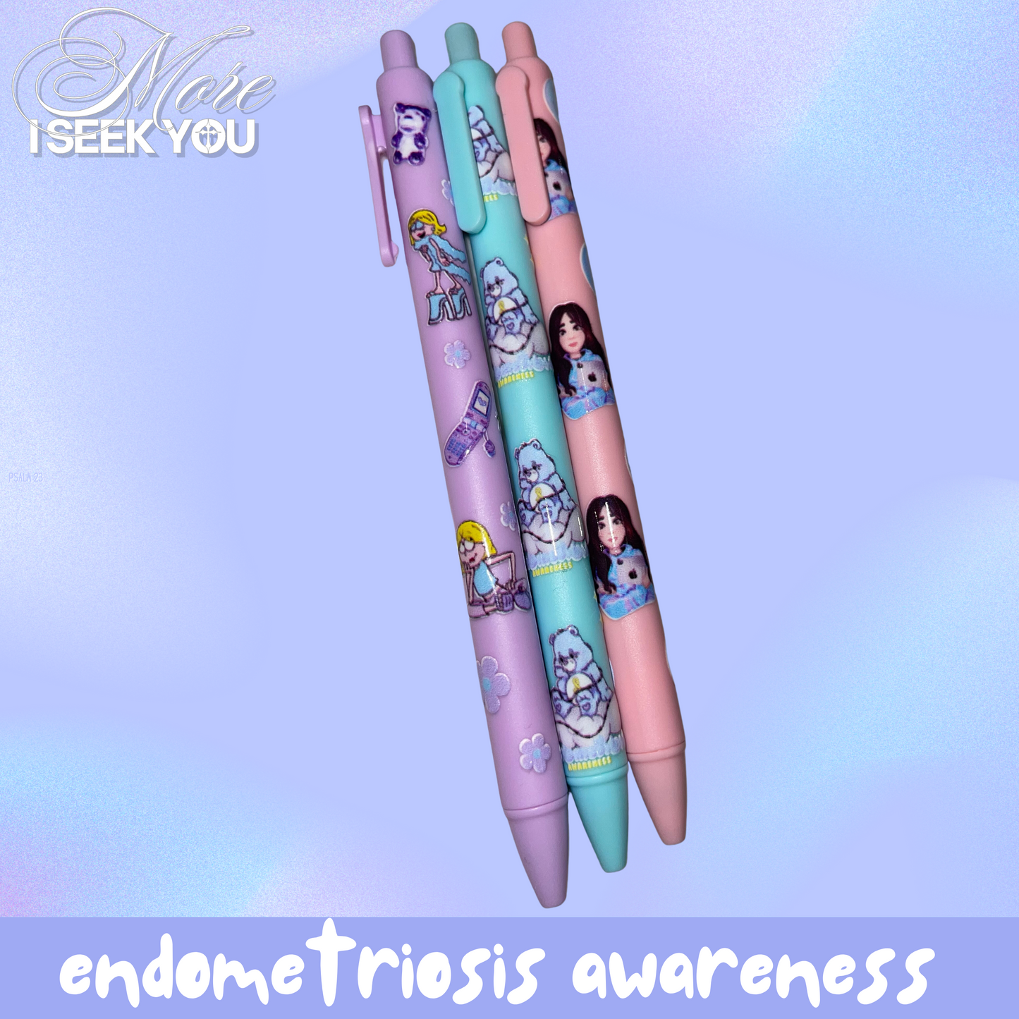 Endometriosis Awareness Pens