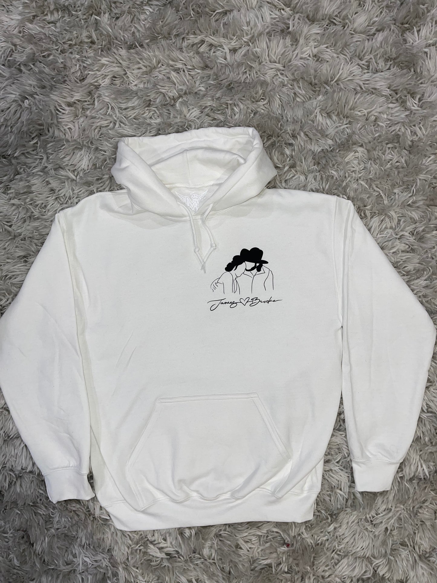 Custom Photo outline Hoodie