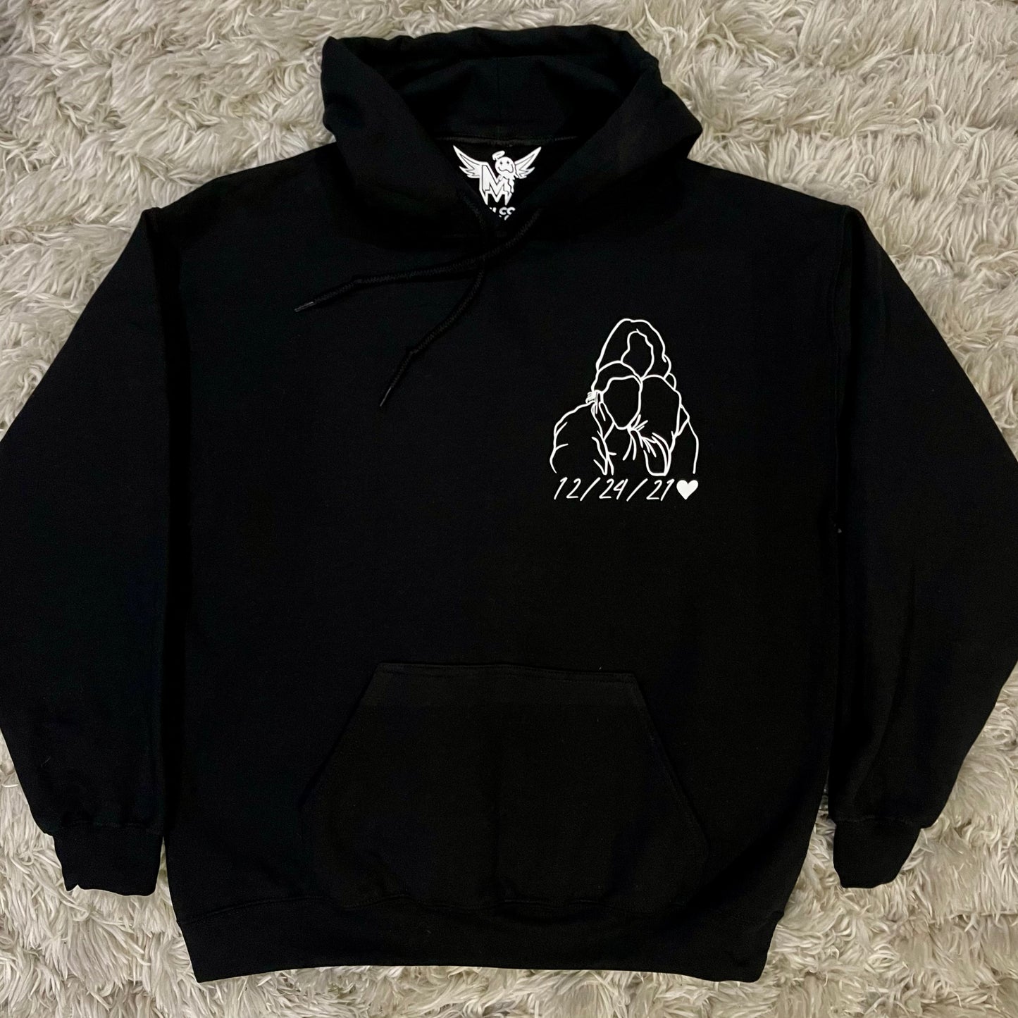 Custom Photo outline Hoodie