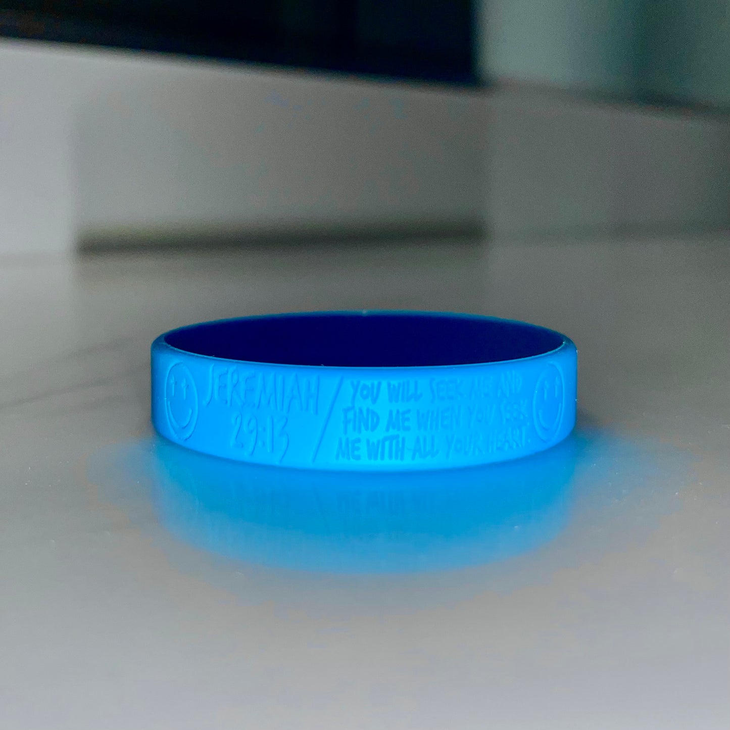 Silicone Jeremiah 29:13 Bracelet