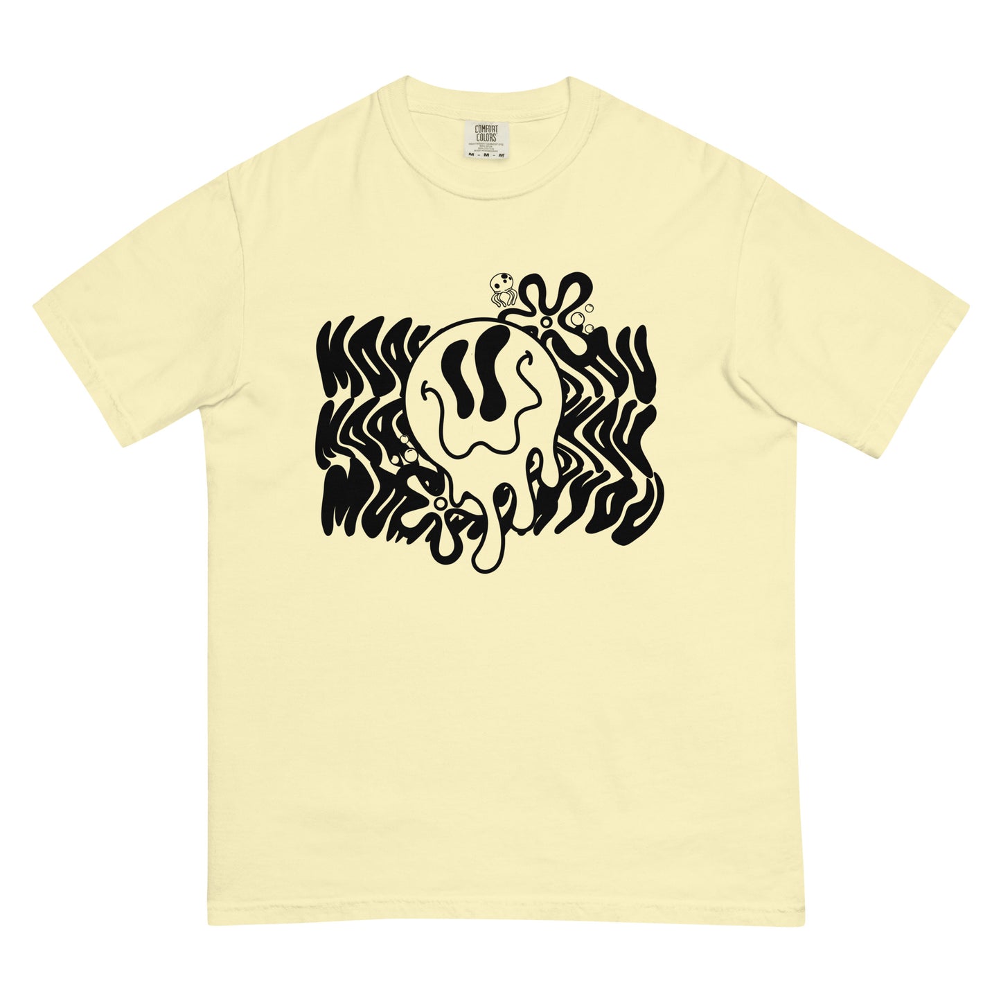 Melting Smiley heavyweight t-shirt