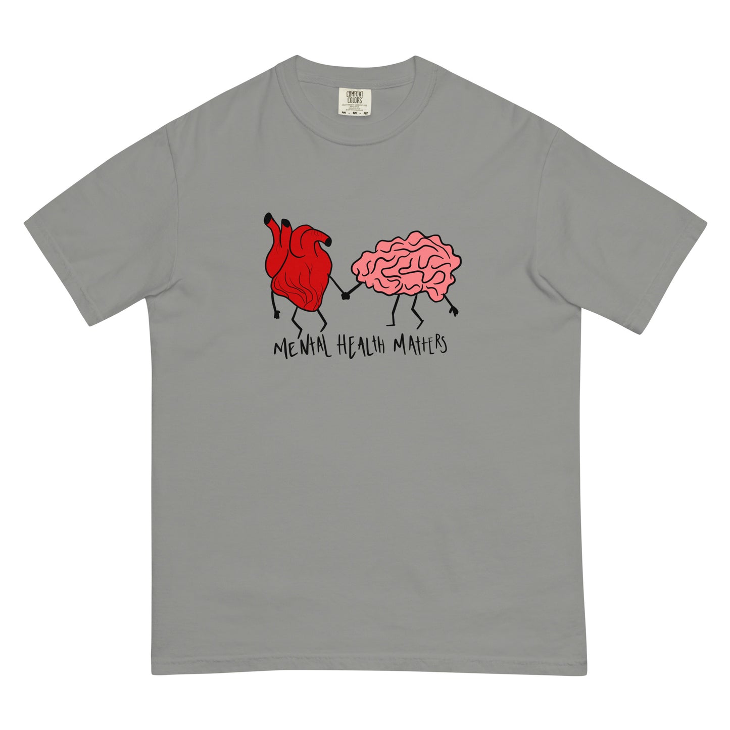 Mental health matters heart t-shirt