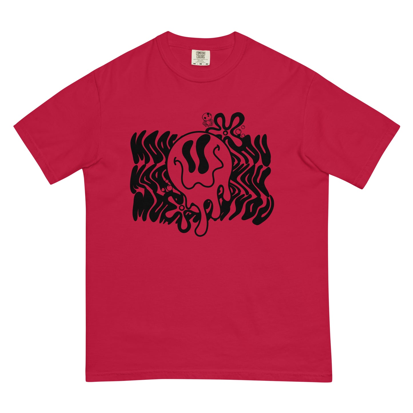 Melting Smiley heavyweight t-shirt