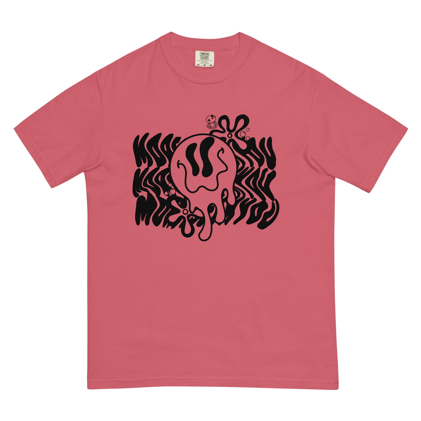 Melting Smiley heavyweight t-shirt