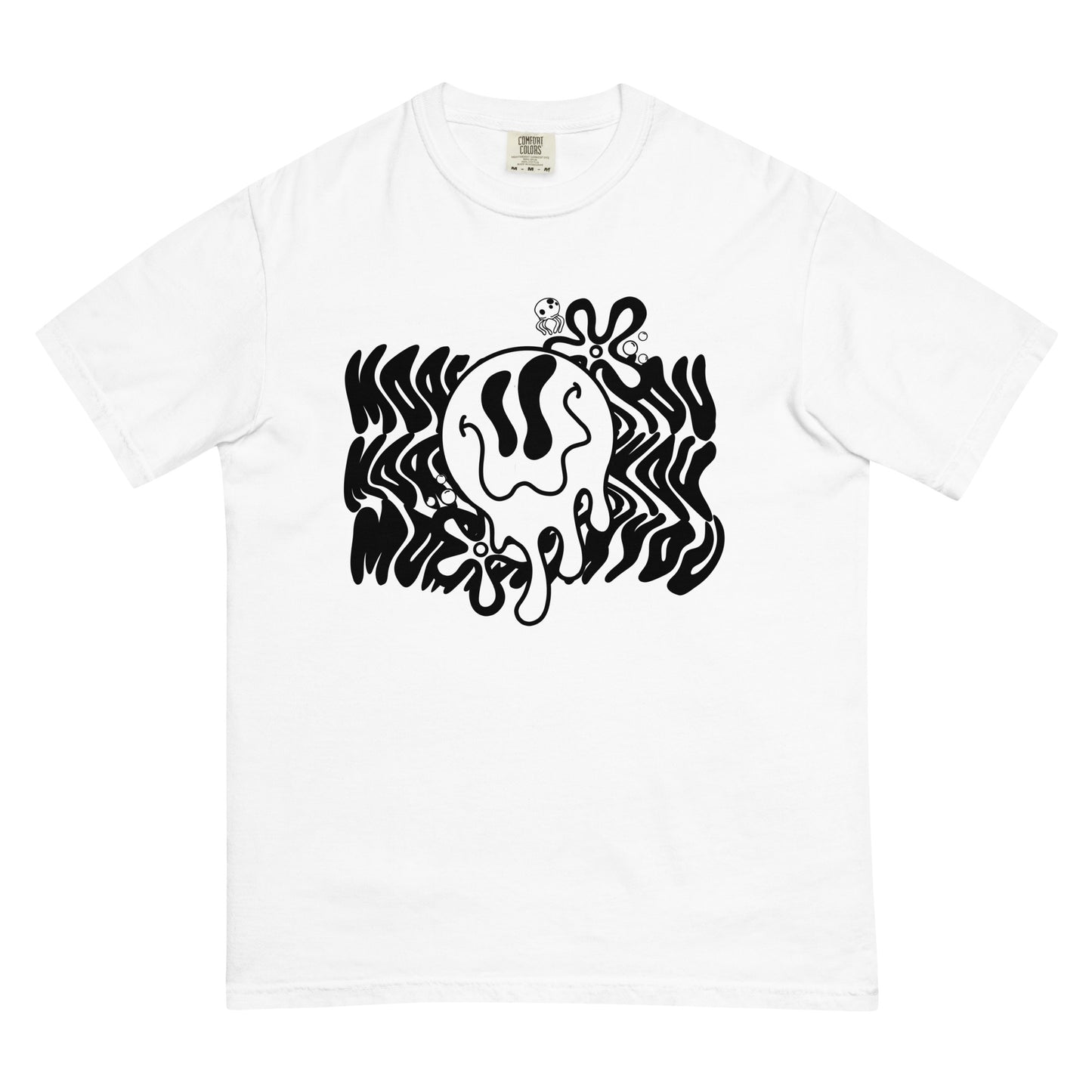 Melting Smiley heavyweight t-shirt