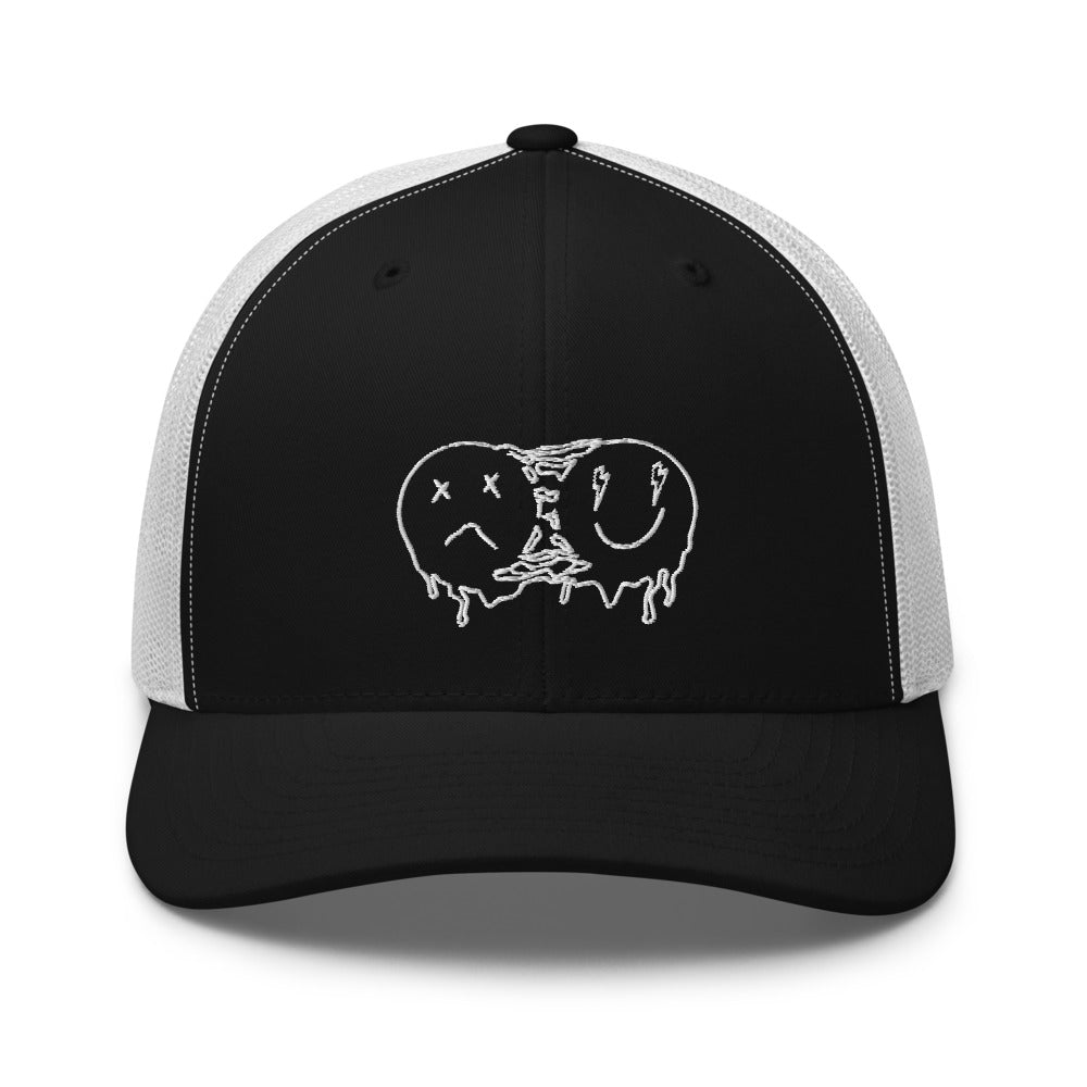 Melting smiley faces Trucker Cap