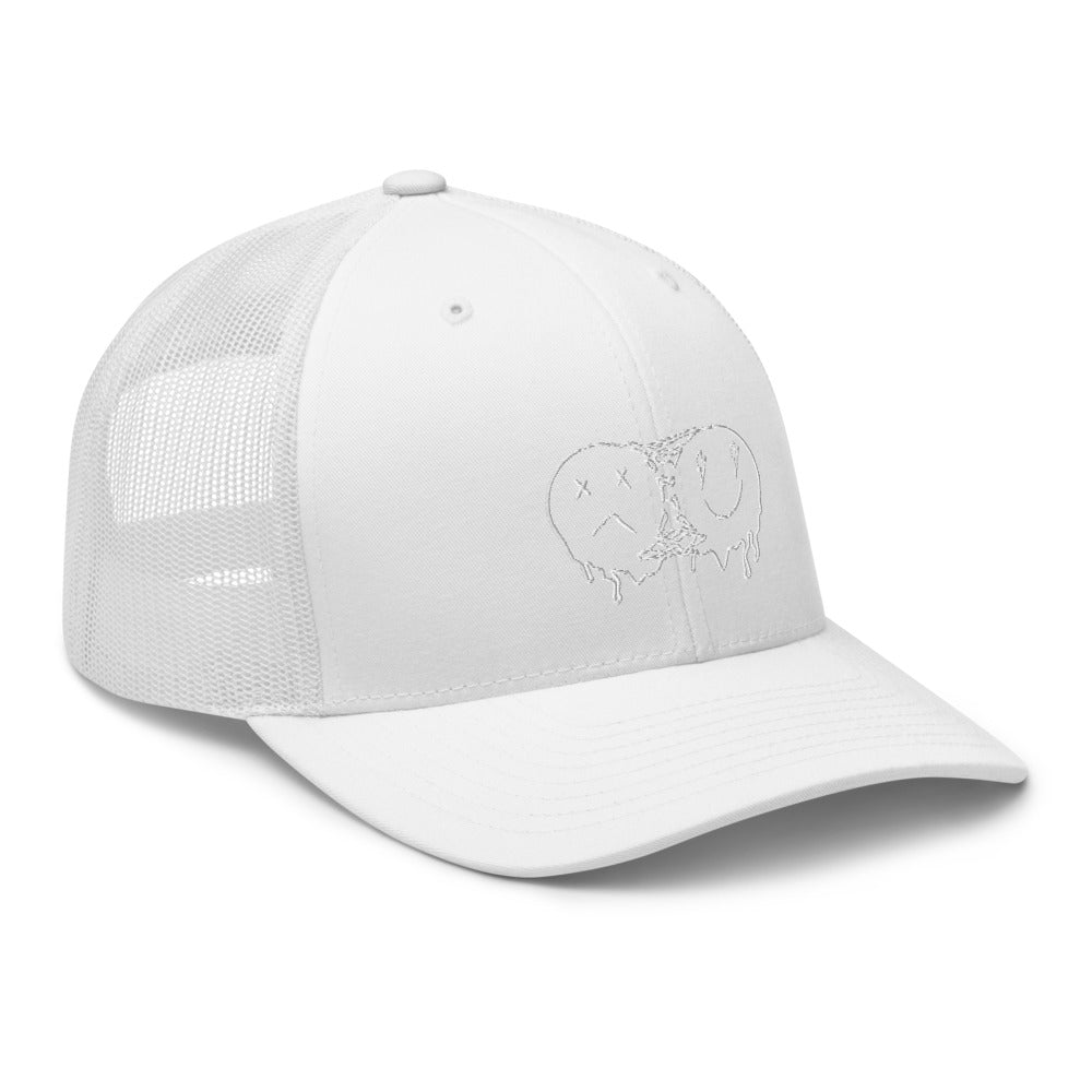 Melting smiley faces Trucker Cap