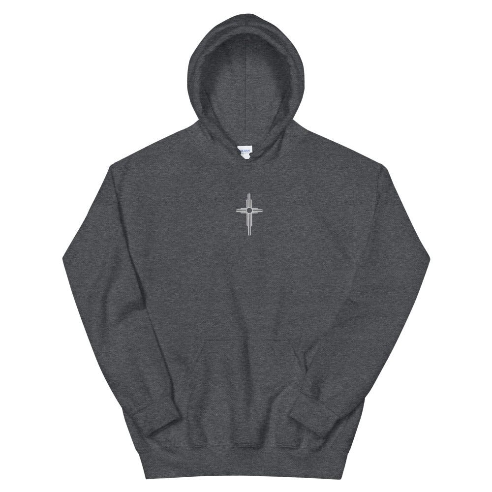 Zia Symbol Cross Hoodie